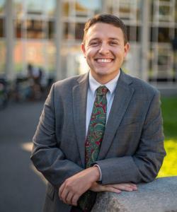 Professor Scott LaCombe with the Truman School 