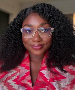 PhD candidate Angela Gyane headshot